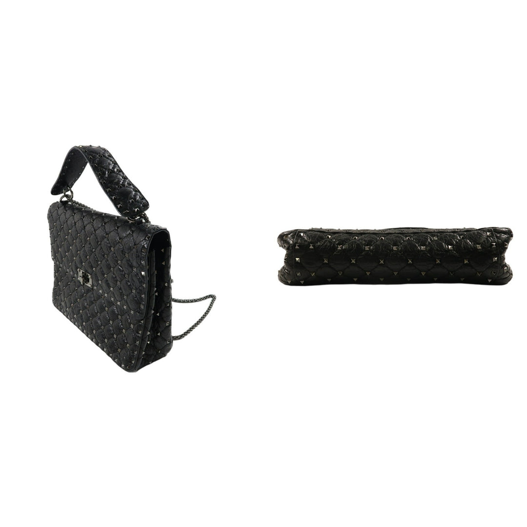 Valentino Gravani Rockstud Spike Shoulder Bag 2-Way