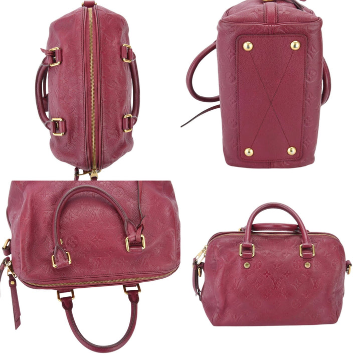 Louis Vuitton Speedy 25 Empreinte Bandouliere Shoulder Bag 2-Way