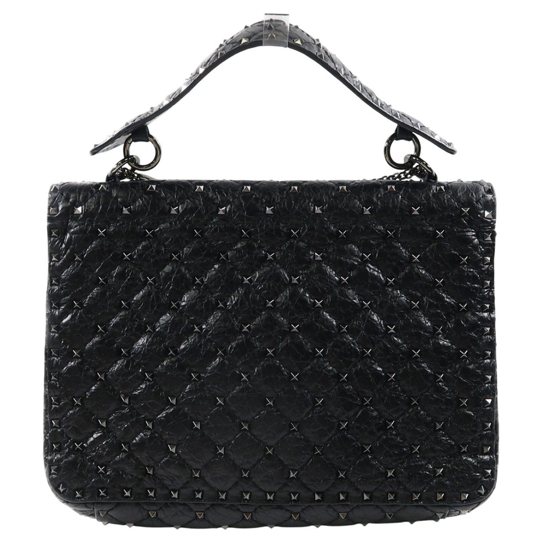 Valentino Gravani Rockstud Spike Shoulder Bag 2-Way