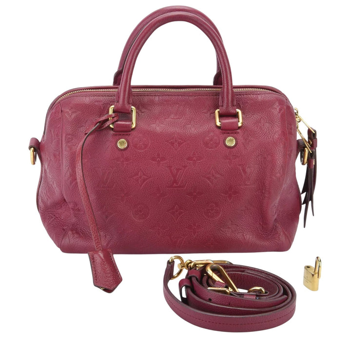 Louis Vuitton Speedy 25 Empreinte Bandouliere Shoulder Bag 2-Way